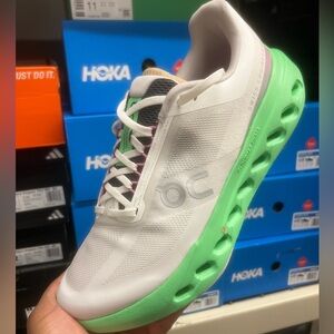 Men Cloudsurfer Next Shoes - Wolf and Honeydew